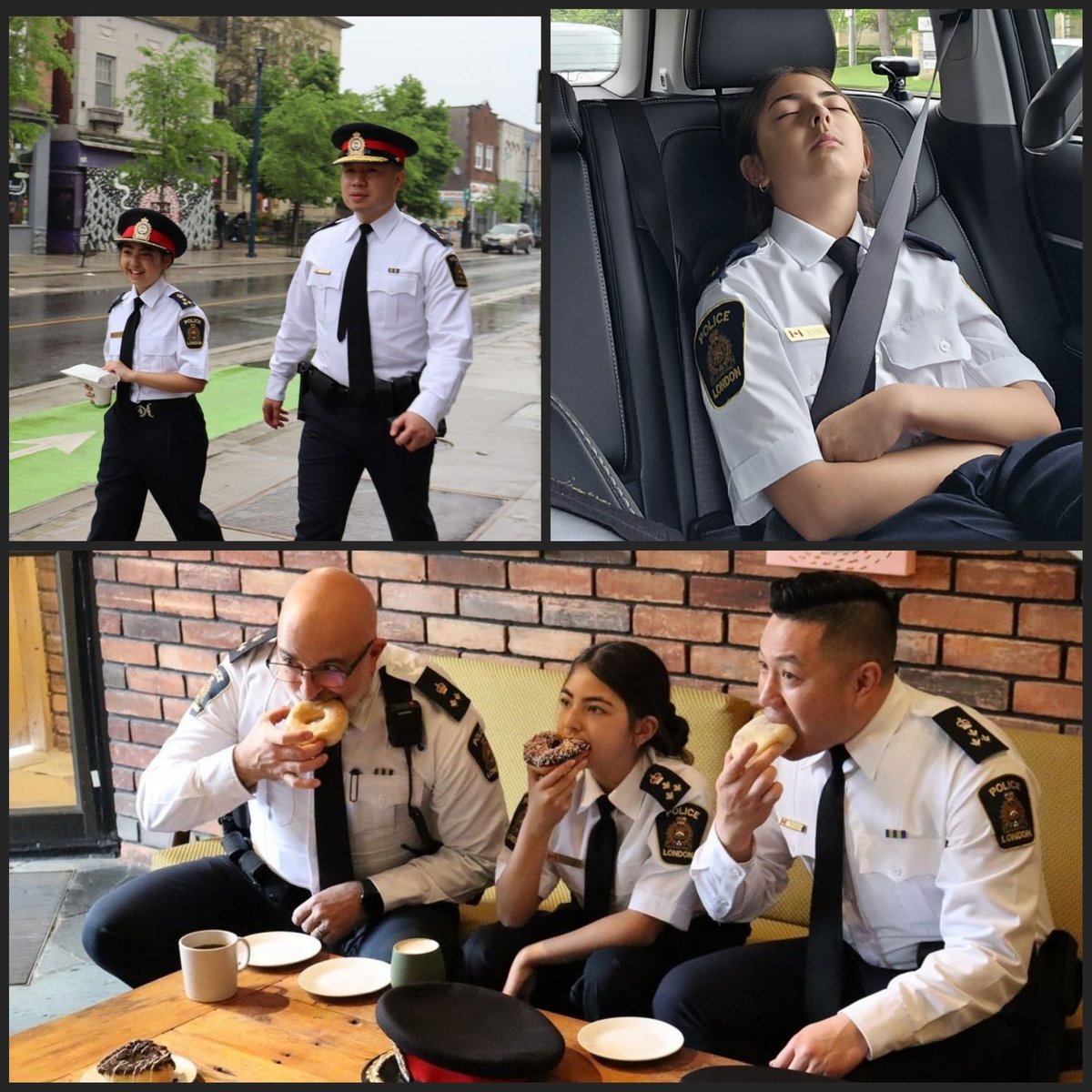 And it's a wrap. She has had a long day. Thank you Chief Olivia.  
Have a safe long weekend everyone.
#policeweekon #chiefforaday