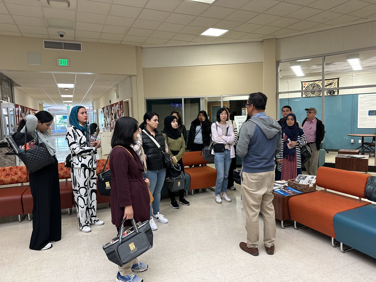 HaywardAdult's tweet photo. Today the Hayward Adult School ESL students visited Chabot College to learn all about Chabot and what to expect as a student by listening to ESL teachers and staff and ending with a tour of the campus. Thank you @chabot_college for hosting such a great event! https://t.co/kqa7uXByV7