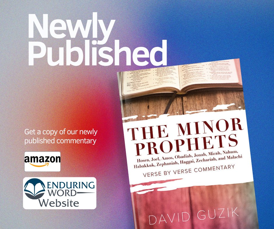 All the minor prophets in one book. We are so close to finishing the WHOLE Old Testament in print. Obviously it is available and FREE online.
enduringword.com/shop/
#MinorProphets #OldTestament #BibleStudy #BiblicalCommentary #BibleReading #ChristianBooks #Enduringword