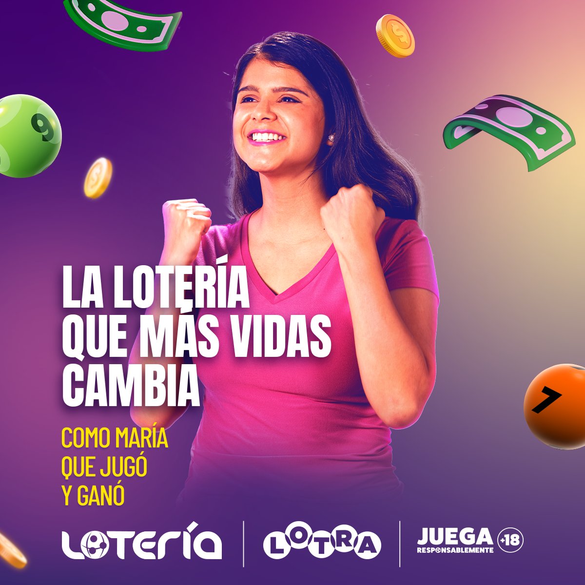 María jugó y ganó 🤩 y cambió su vida con LOTRA.
¡Anímate tú también a jugar y a ganar! 😉
Lotería #LaQueMásVidasCambia #JuegaResponsablemente 🥳