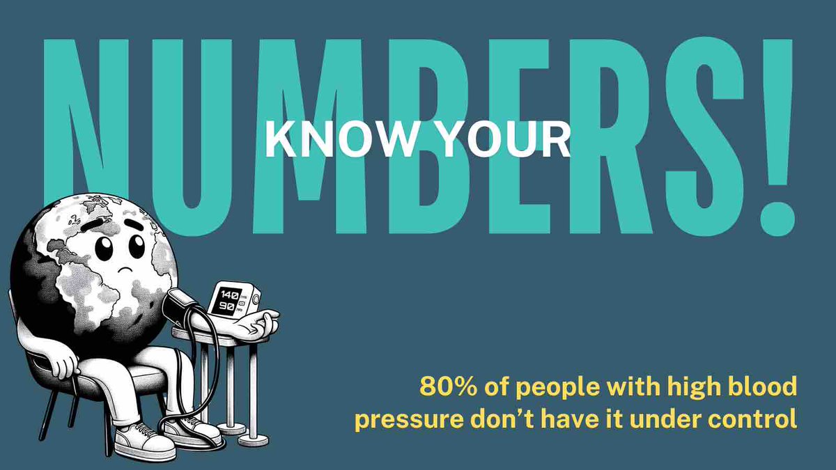 The world must pay more attention to the silent killer: high blood pressure, which affects 1 in 3 adults globally. On #WorldHypertensionDay, every country can take steps toward the global goal of 50% of hypertension patients with blood pressure under control.