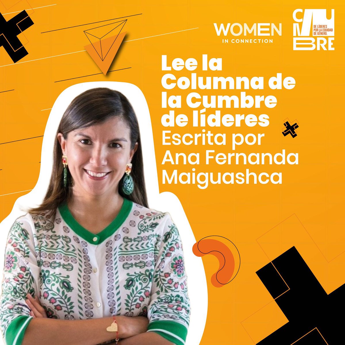 “Es nuestro emprendimiento para hacer que se piense en los sesgos de género en muchos espacios”. Los invito a leer mi #ColumnaWic sobre la cumbre de líderes por la equidad de género para <a href="/ELTIEMPO/">EL TIEMPO</a>. 

👉shorturl.at/TlKhm  ¡Recuerden compartirla! 💚💚