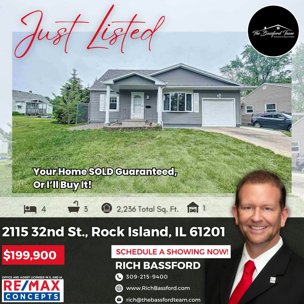 🏠✨ Discover this charming 4-bed, 3-bath, 1.5-story home in Rock Island, lovingly cared for and ready for its new owner!
..
..
🔗👉🏻👉🏻👉🏻 richbassford.com/property-searc…
..
#quadcitiesillinois #visitquadcities #quadcitiesrealtor #quadcitiesrealestate #quadcitieshomesforsale #qcproperties