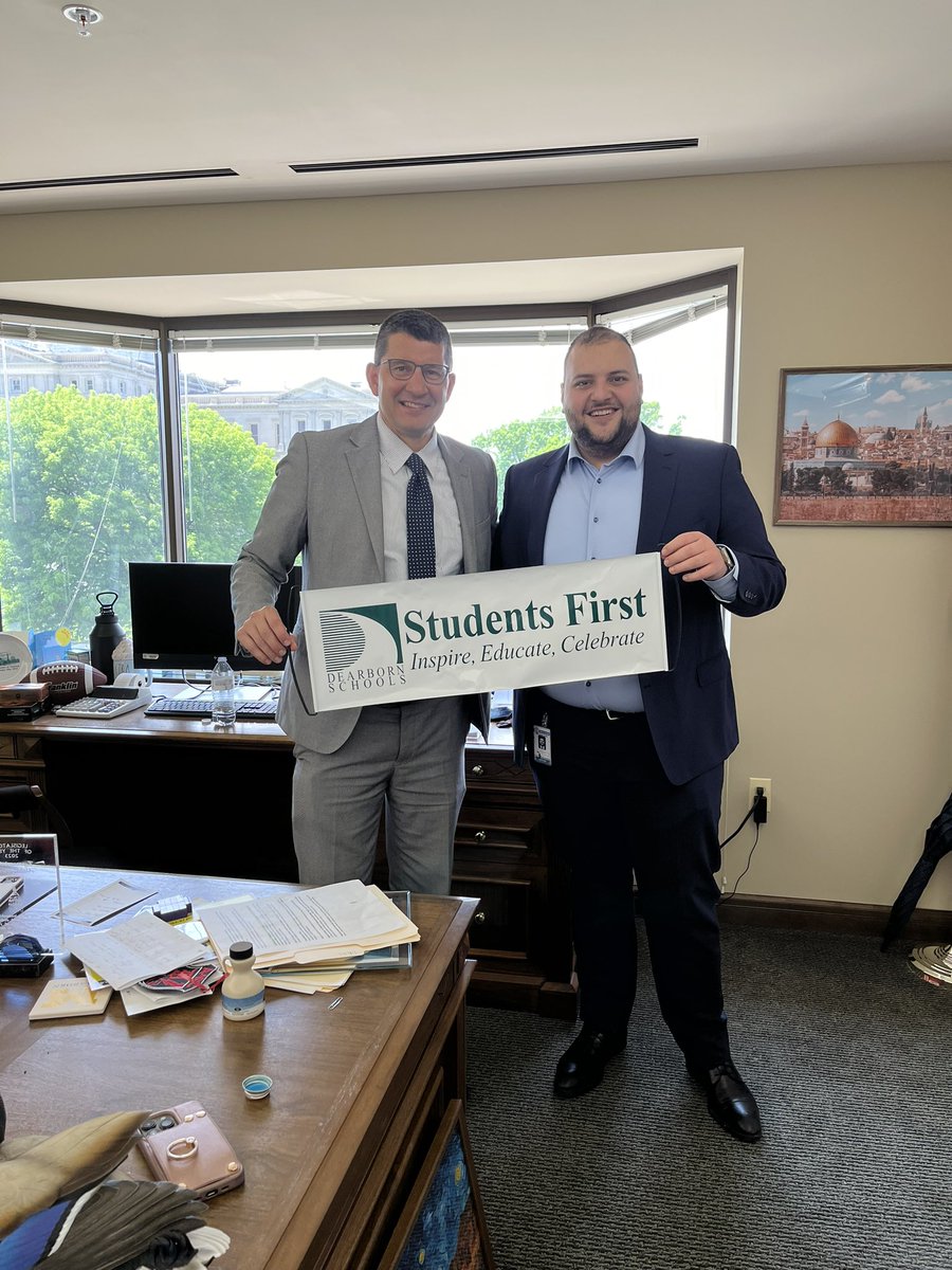 #dbnstudentsfirst This was my last meeting as president of the Michigan association of Superintendents and School Administrators as my term runs out June 30th. Our meetings were at the capitol building in Lansing with several legislators advocating for students and school funding