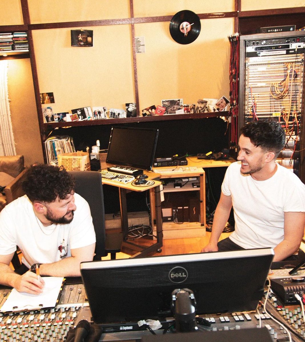 calemundo's tweet image. Me and my brother Jon can’t wait for you to hear some new music guys, we love it! and I swear we do work hard♥️