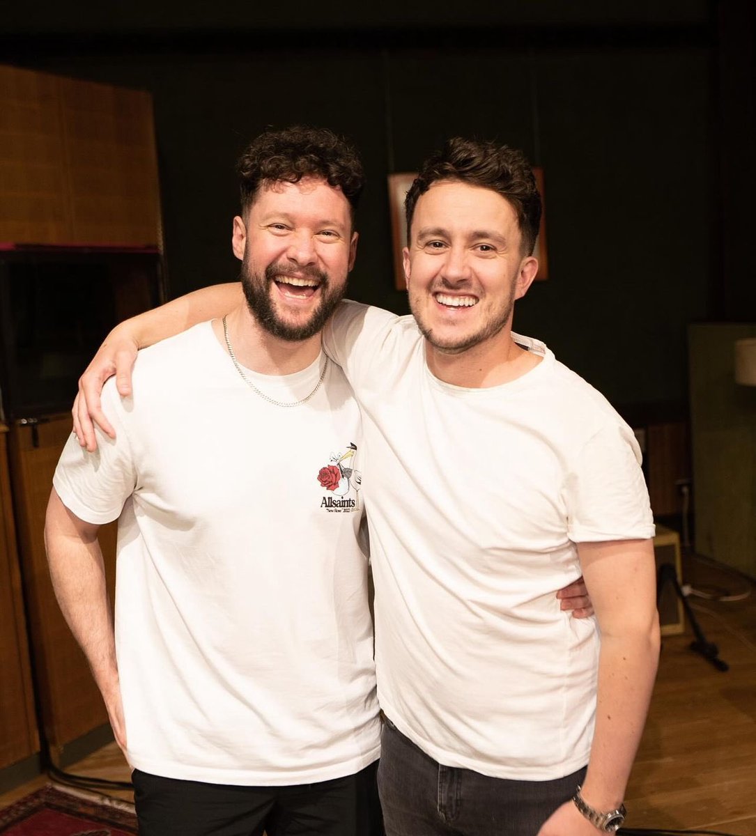 calemundo's tweet image. Me and my brother Jon can’t wait for you to hear some new music guys, we love it! and I swear we do work hard♥️