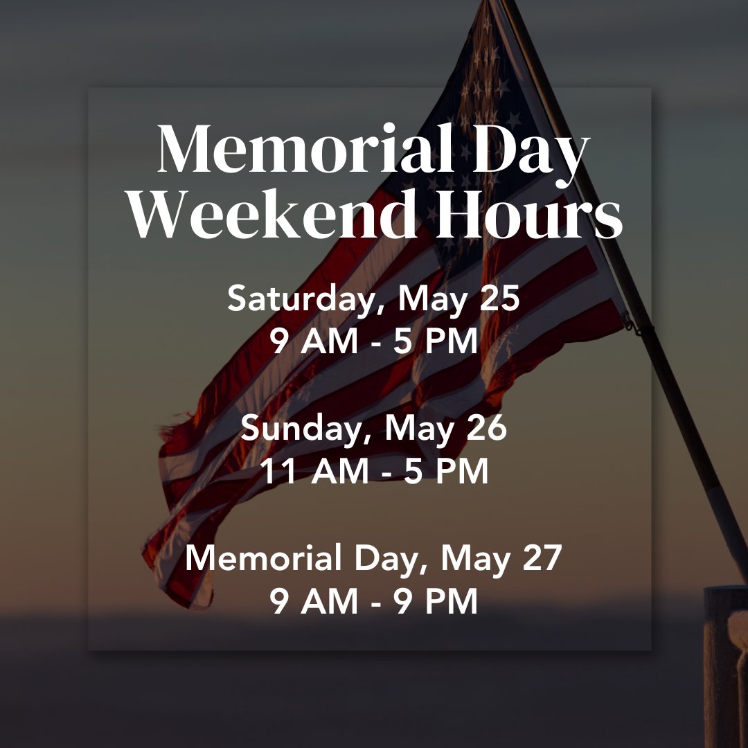 Wishing everyone a safe and happy Memorial Day Weekend! We are open on Memorial Day from 9 am to 9 pm.

#OCFPL #Library #PublicLibrary #NJLibrary #OceanCityNJ #OCNJ #MDW