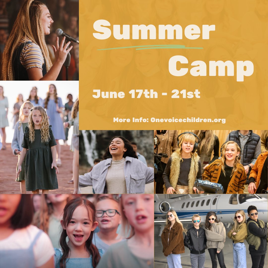 One Voice Summer Camp is for those who want the One Voice experience 🎤, helping kids learn and grow in confidence with their voices and talent 🎶. Check out more information on our website, come join our choir family. Click Here 👇 onevoicechildren.org/summer-camp