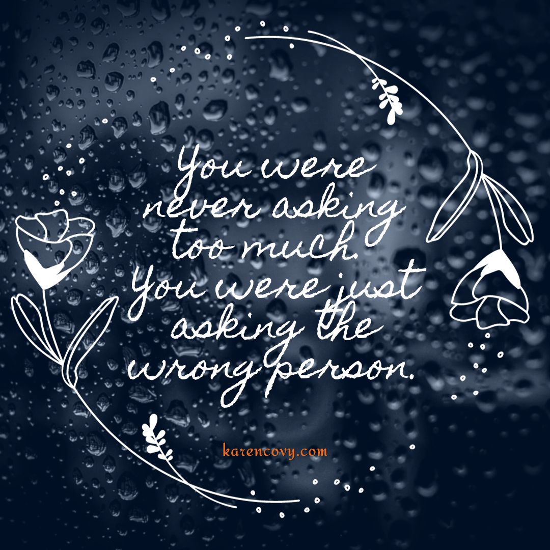 Do you ever feel like maybe if you just hadn't been so 'picky,' or so 'demanding,' or asked for so much, your marriage might have worked?

What if the problem wasn't ever that you were 'picky' or 'demanding' or 'asking for too much?'

#divorcecoach #decisioncoach