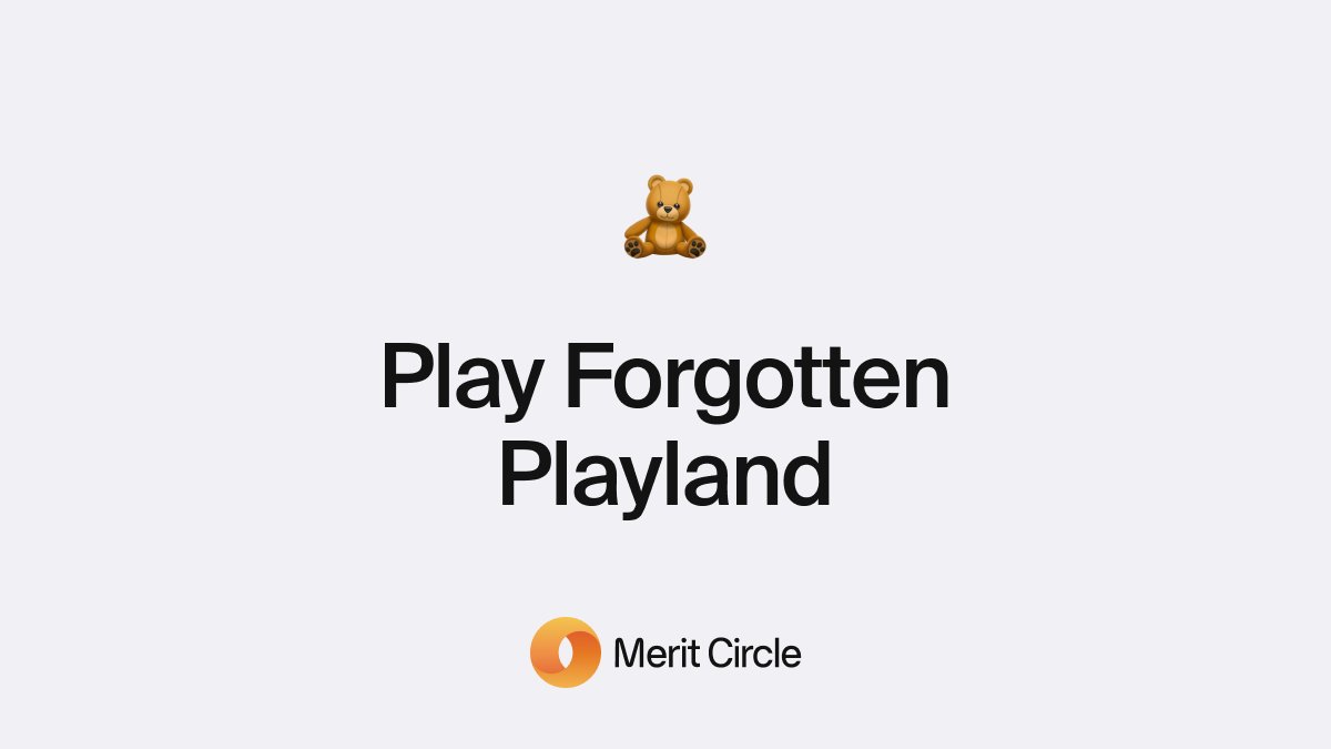 So about @ForgotPlayland🧸 The launch happened a couple weeks ago, and thousands of games have been played so far. Have you tried the game? 🎮