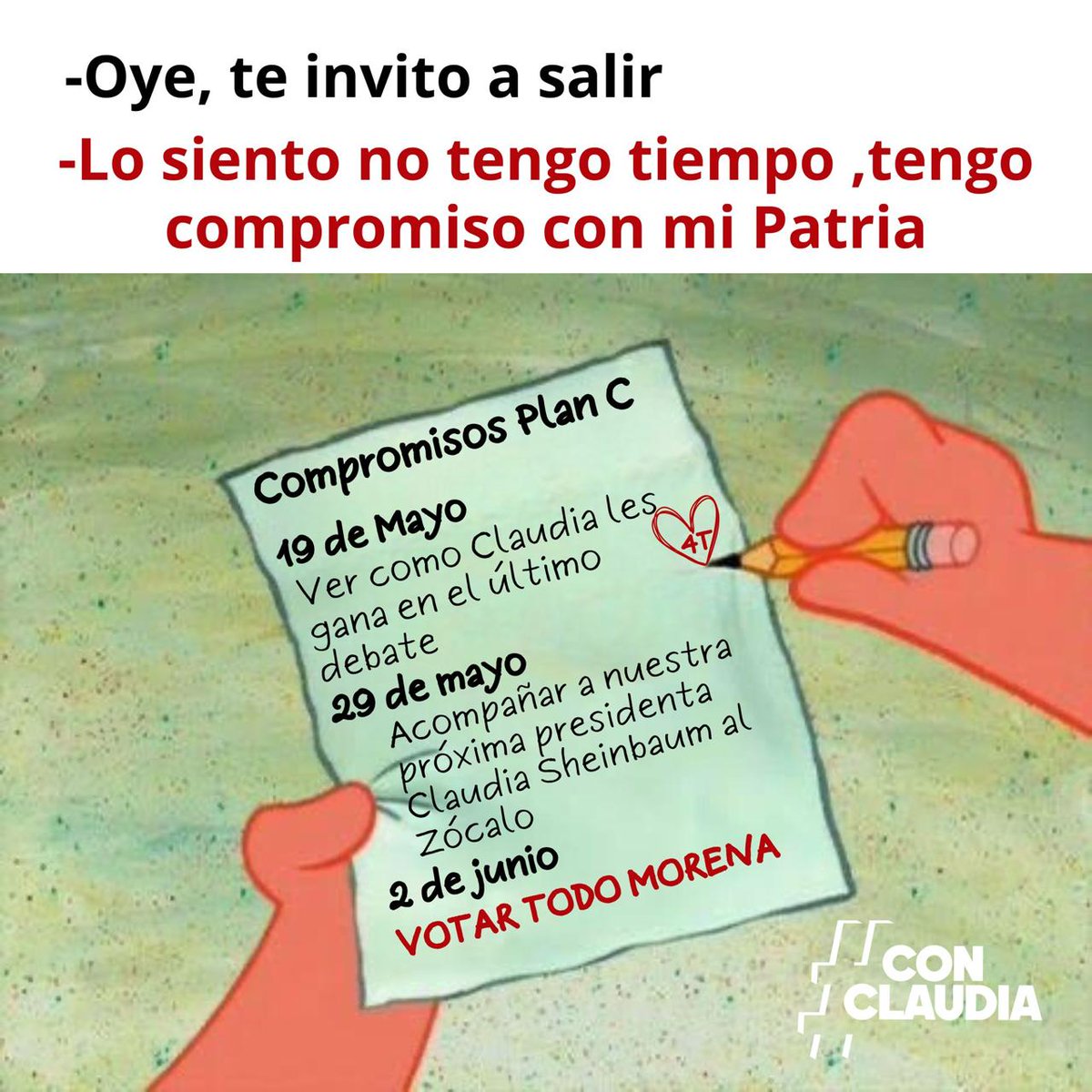 #VotaTodoMorena #ConTokioClaudia #SeguridadConClaudia 🙌