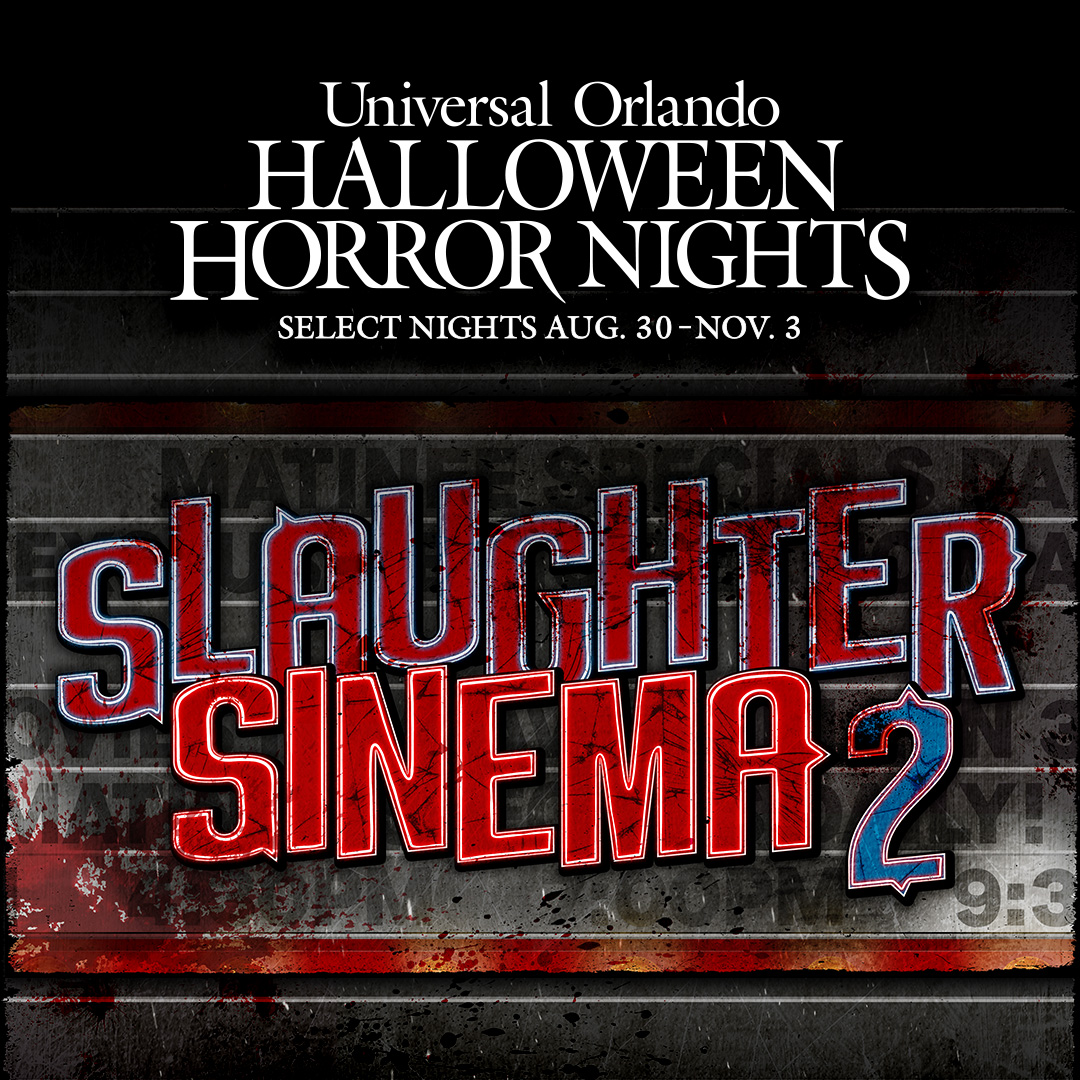 Haunted House Announcement: Slaughter Sinema 2 

If you’re dying for a b-movie horror marathon, head to the Carey Drive-in. Scream through scenes from creature features, grindhouse gore, spaghetti westerns and more. Tix now on sale: spr.ly/6011dbBtl 
#HHN #HHN33