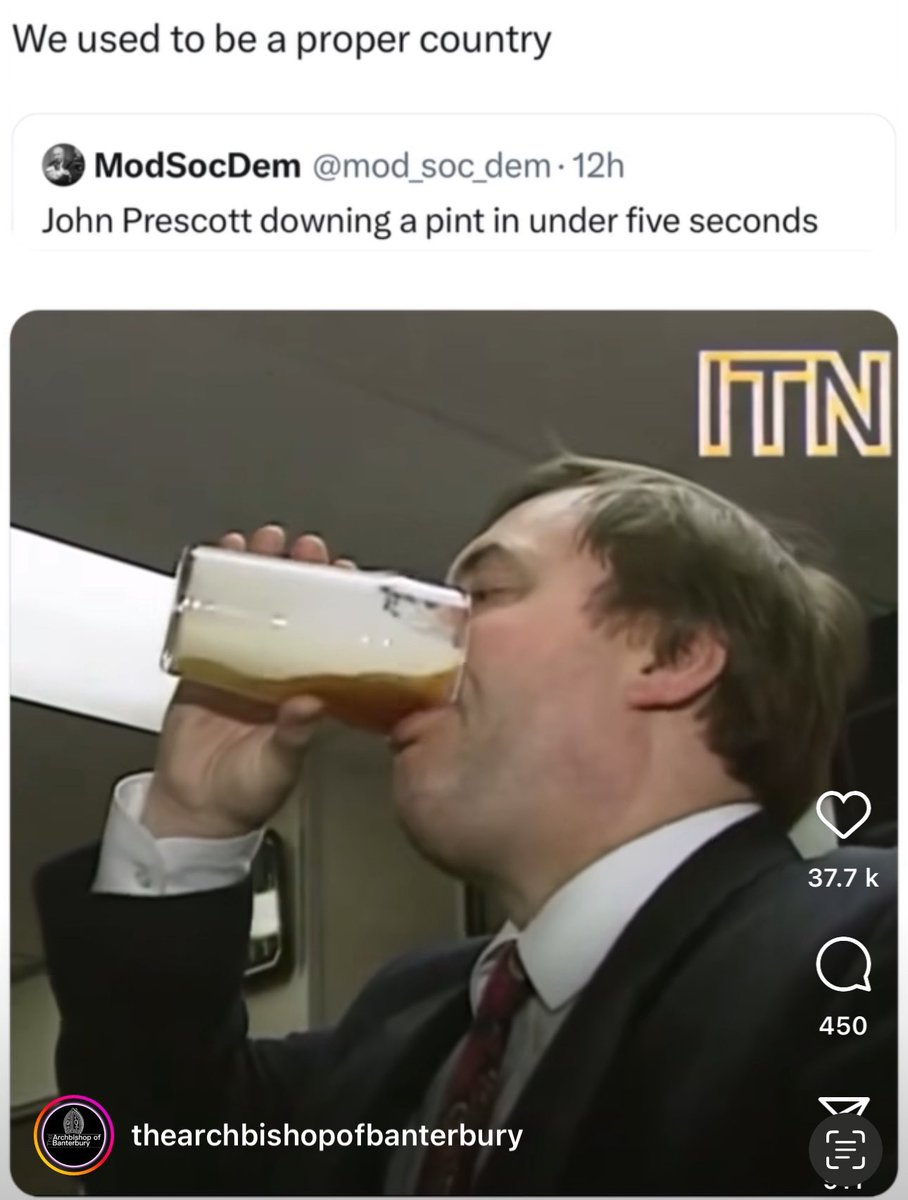 In my mind, a Tory who can down a pint faster than John Prescott is a Tory who can command power in the country: 

This is what we need to win #GeneralElectionN0W