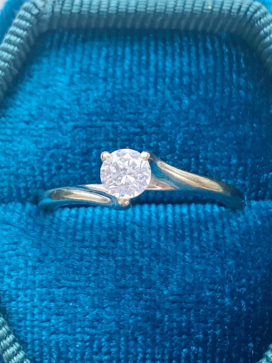 Excited to share the latest addition to my #etsy shop: Diamond Engagement Ring in 14k Gold, Round Brilliant Cut, Solitaire,.32 Ct., Size 6 etsy.me/3wMhrxm #14k #gold #tiffanystyle #diamond #EtsyStarSeller #LittleWomenVintage #etsy #etsyshop #etsystore