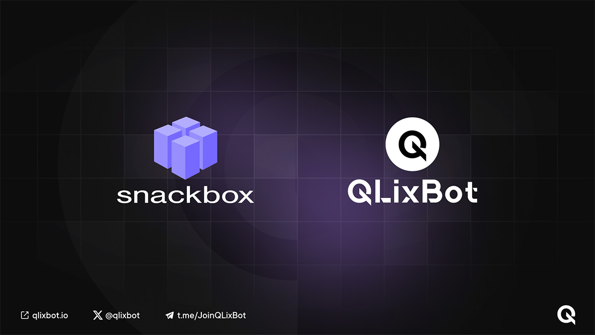 We are now listed on @Snackbox_ai - a Web3-focused link-in-bio! 🎉

You can find all the QLixBot links and information on our Snacklink, as well as all the $QLIX real-time chart and token metrics.

Snacklink: snack.bio/QLixBot