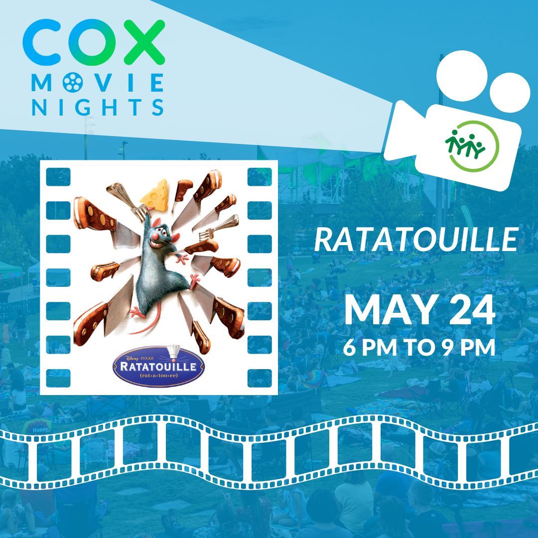 This time next week, experience a night of movie magic on the QuikTrip Great Lawn as <a href="/CoxComm/">Cox</a> Movie Nights return to Gathering Place! 🍿🎬✨ Families are invited to enjoy a free showing of "Ratatouille" on Friday, 5/24. 

🔗: buff.ly/44KzAYW