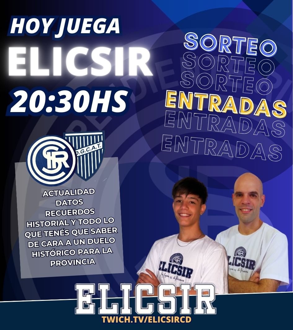 cristiandminich's tweet photo. ¡No te lo pierdas!
Toda la actualidad y los recuerdos de un duelo especial
¡SORTEAMOS ENTRADAS!
Para participar tenés que etiquetar a 2 amigos en IG y estar presente en el vivo de #ELICSIR!
Se van dos plateas... ¡y puede haber sorpresas!
#IndependienteRivadavia
#leprademendoza https://t.co/ebO4SVKyaN