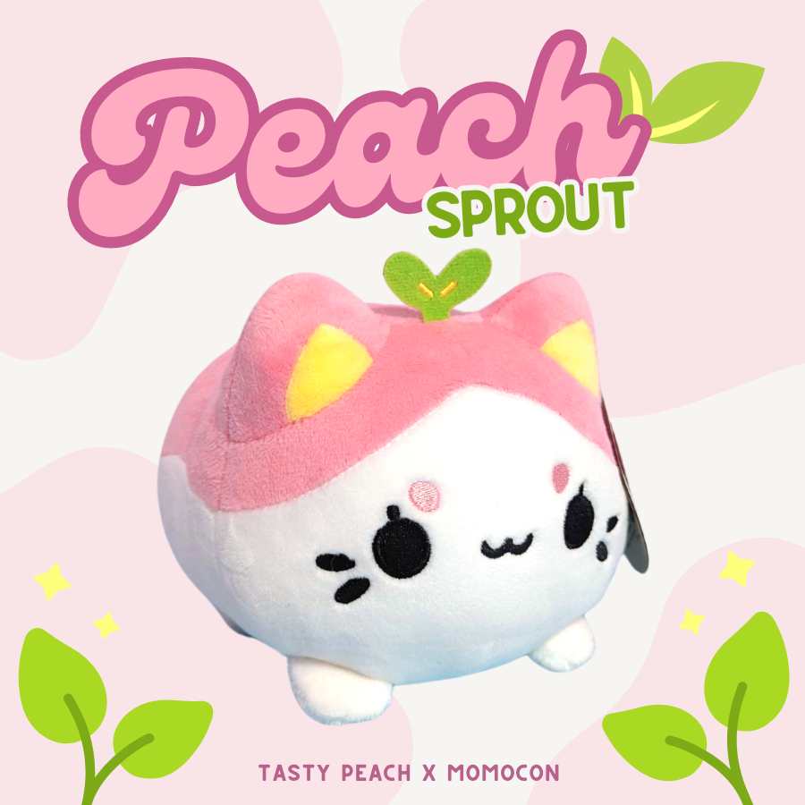 Check out the amazing collaboration plush between Tasty Peach and MomoCon! Get yours at the con!