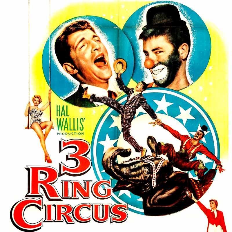 Dean Martin & Jerry Lewis in a big top bonanza of fun! 3 RING CIRCUS (1954) is our classic comedy matinee this Saturday & Sunday, May 18th & 19th, at 10:00am. Tickets available at the box office & online: buff.ly/3xZcstn