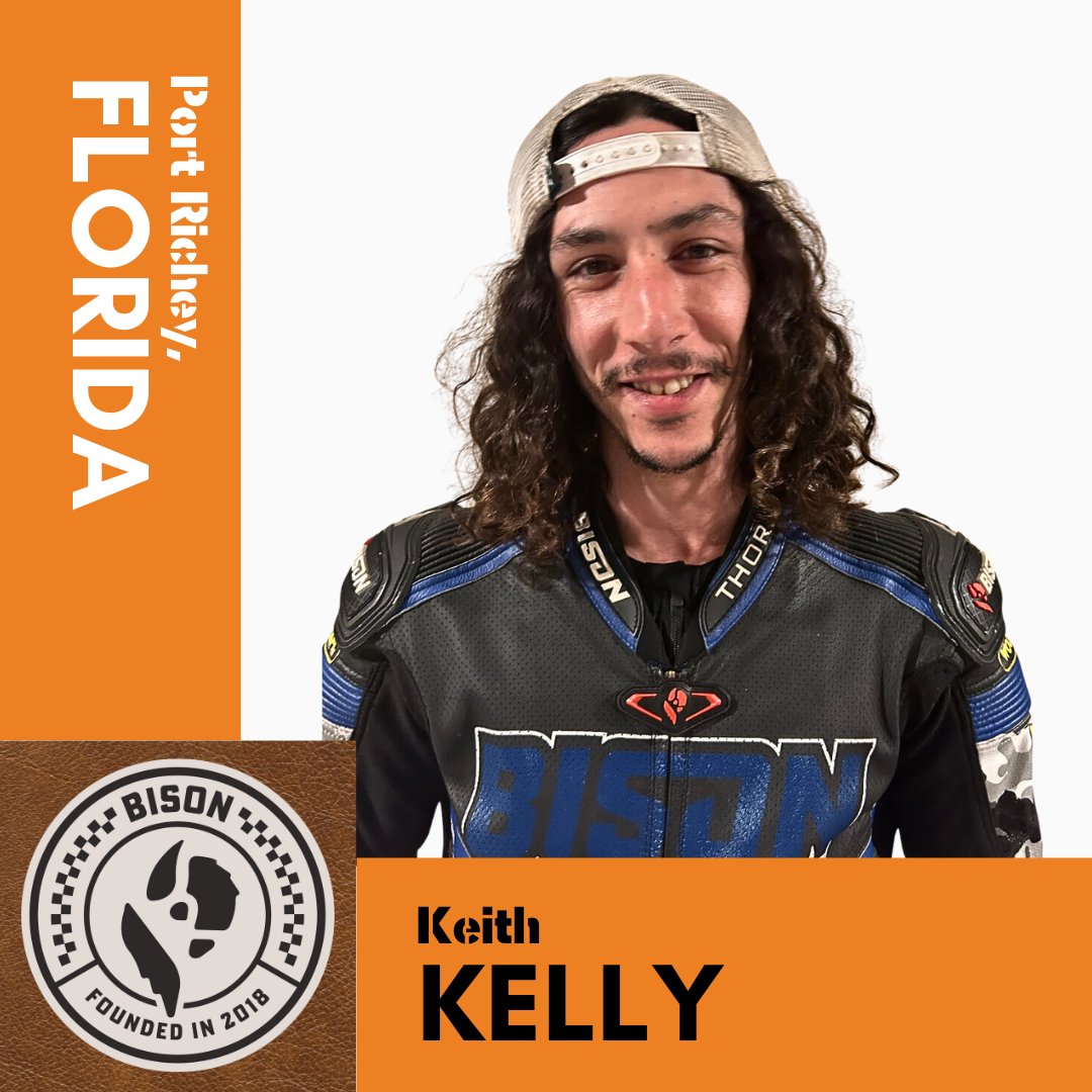 Keith Kelly scored a couple podiums on his way to a 4th place overall finish in the Pan American Superstock 1000 Championship last season and he's shooting for that #1 position this season in the Amateur division. Follow @keithkellyy l8r.it/XhKc #2024bisontough