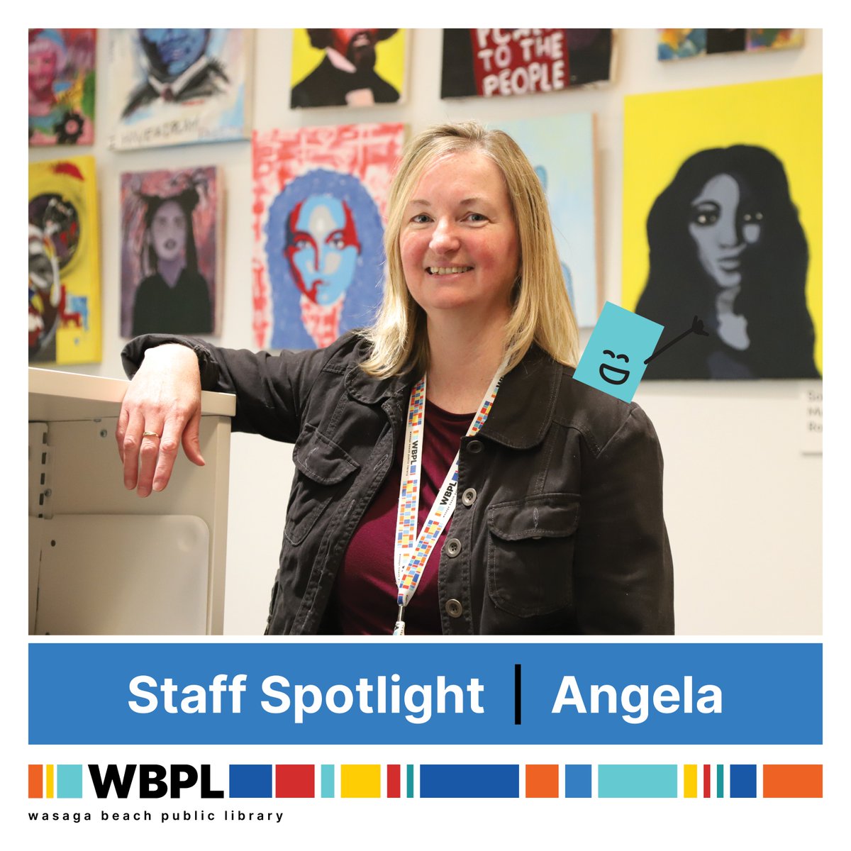 Meet Angela, our Adult Program Coordinator! When she's not planning engaging programs for our adult community, Angela enjoys hiking and painting beautiful landscapes and floral scenes. 🌳 🎨 #StaffSpotlight #FindIthere #WasagaBeach