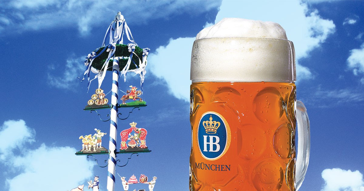 🌸🍺 Enjoy the rich flavors of Hofbräu Maibock this May! With roasted malts, dried fruit, caramel, and toffee aromas, this 7.2% ABV Bavarian brew is a true treat. Available only this month. Come savor an ice-cold Maibock while it lasts! 🍻🇩🇪 #HofbräuMaibock #BeerLovers #May
