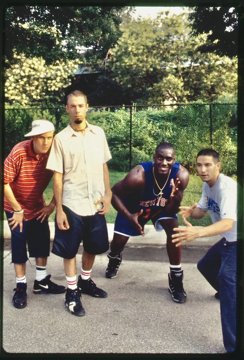 Dug through my archives for some more of Anthony Mason and the Beastie Boys . Go Knicks !! @beastieboys @nyknicks