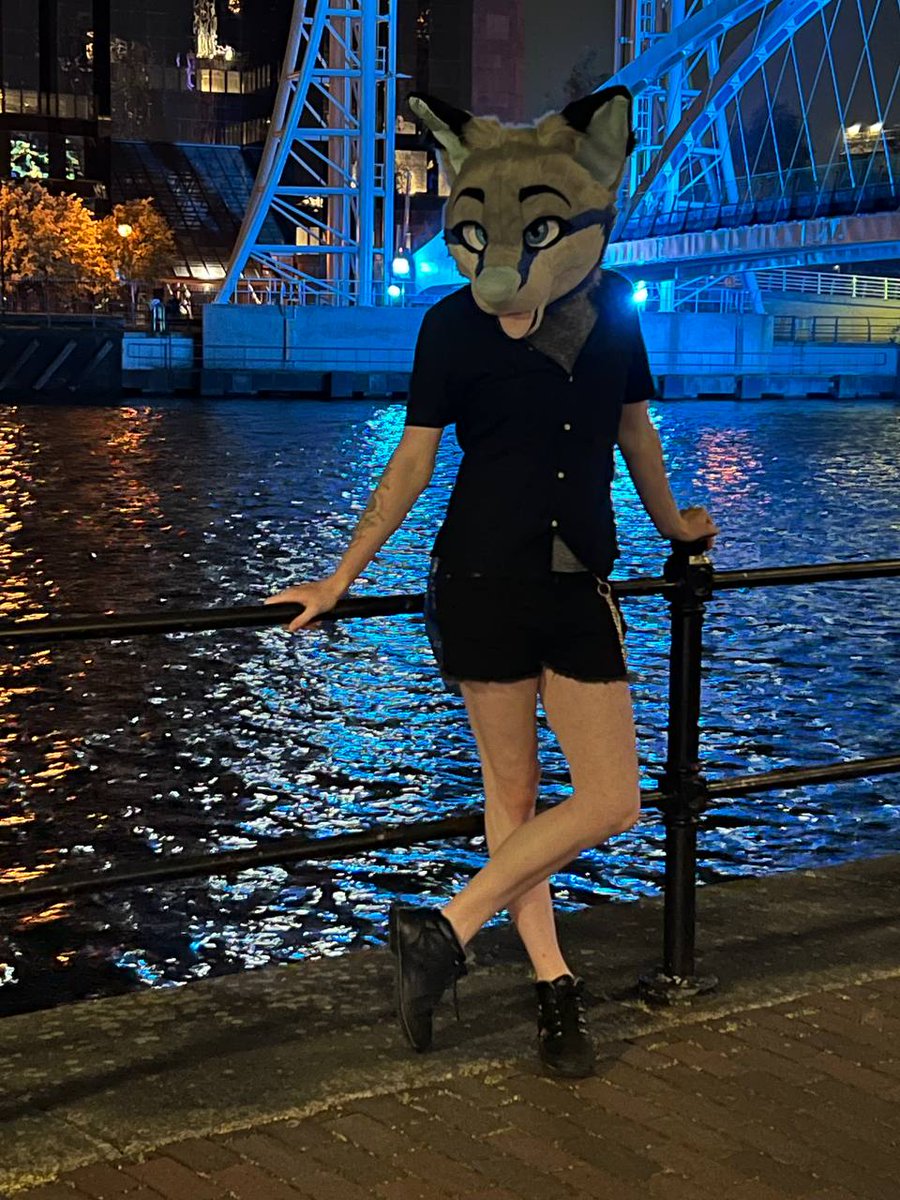 MafictheFolf's tweet photo. Salford Queys is a surprising good location for fursuit pics uwu
Happy #FursuitFriday to all you cuties ;3 https://t.co/cOJRNAwhsu