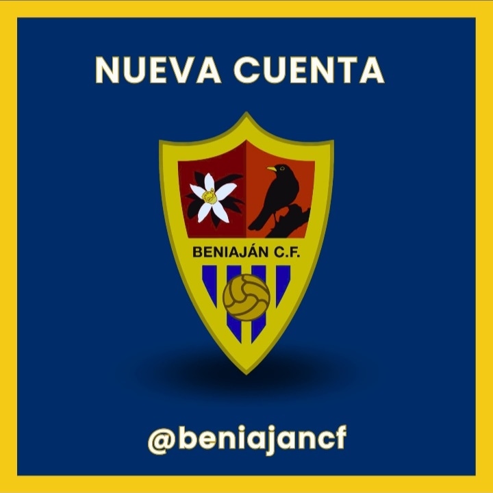 SOMOS <a href="/BeniajanCf/">Beniajan CF</a>

Sigue desde YA esta cuenta. Tendréis todas las novedades y noticias sobre nuestro club.

¡¡GRACIAS!!