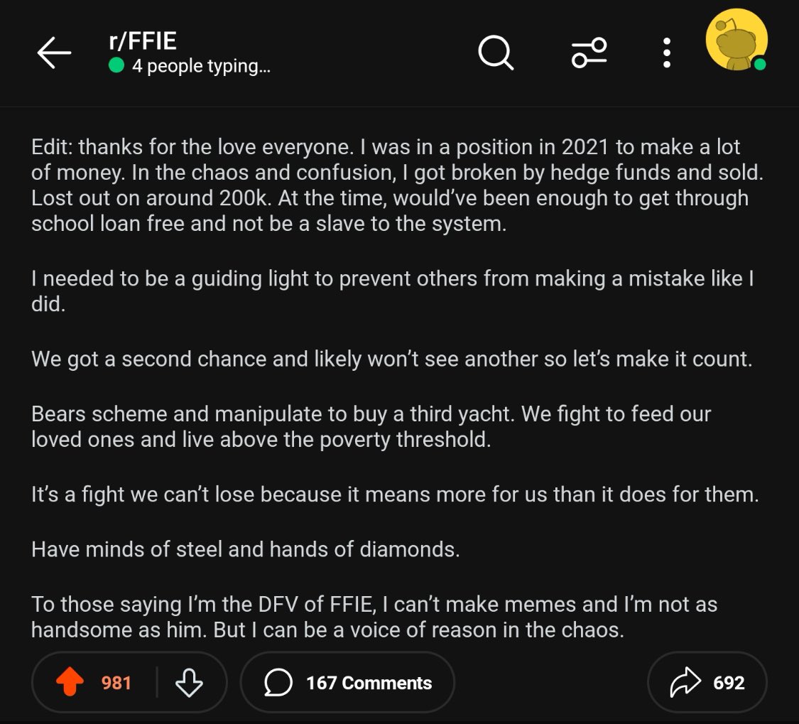 _DrCrypt0's tweet photo. $FFIE @TheRoaringKitty Thanks to the anon who posted this of Reddit. https://t.co/JQOWMCOonQ
