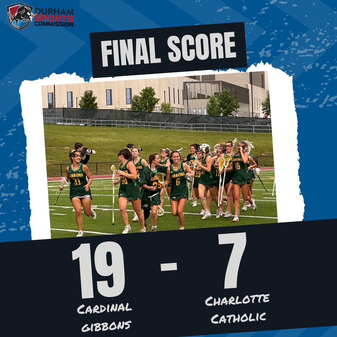 Congratulations to @wlax_cghsnc on their 4A NCHSAA Girls Lacrosse State Championship. An incredible performance from both teams here at @DCoStadium. We’re proud to host these incredible student-athletes.