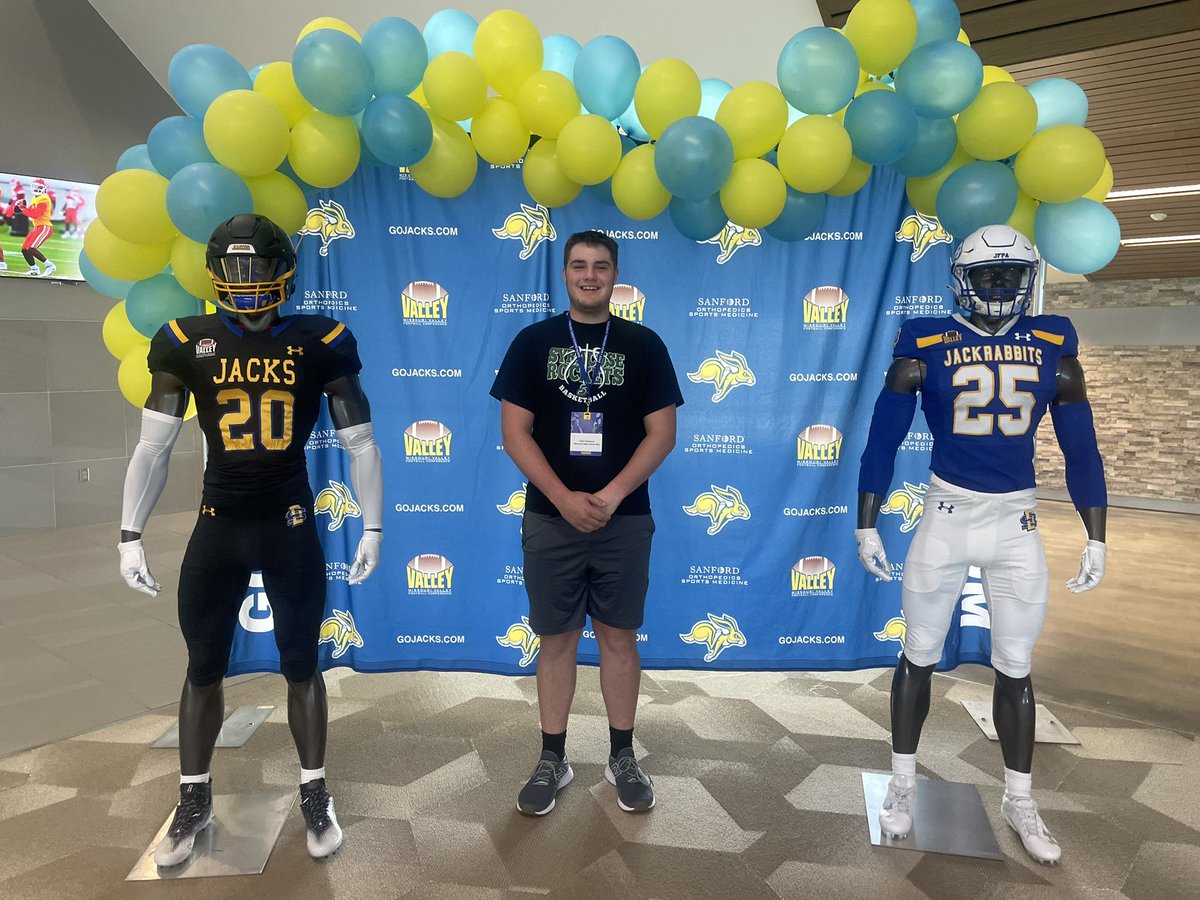 Had a great time at SDSU today. Thank you to all the coaches for inviting me.