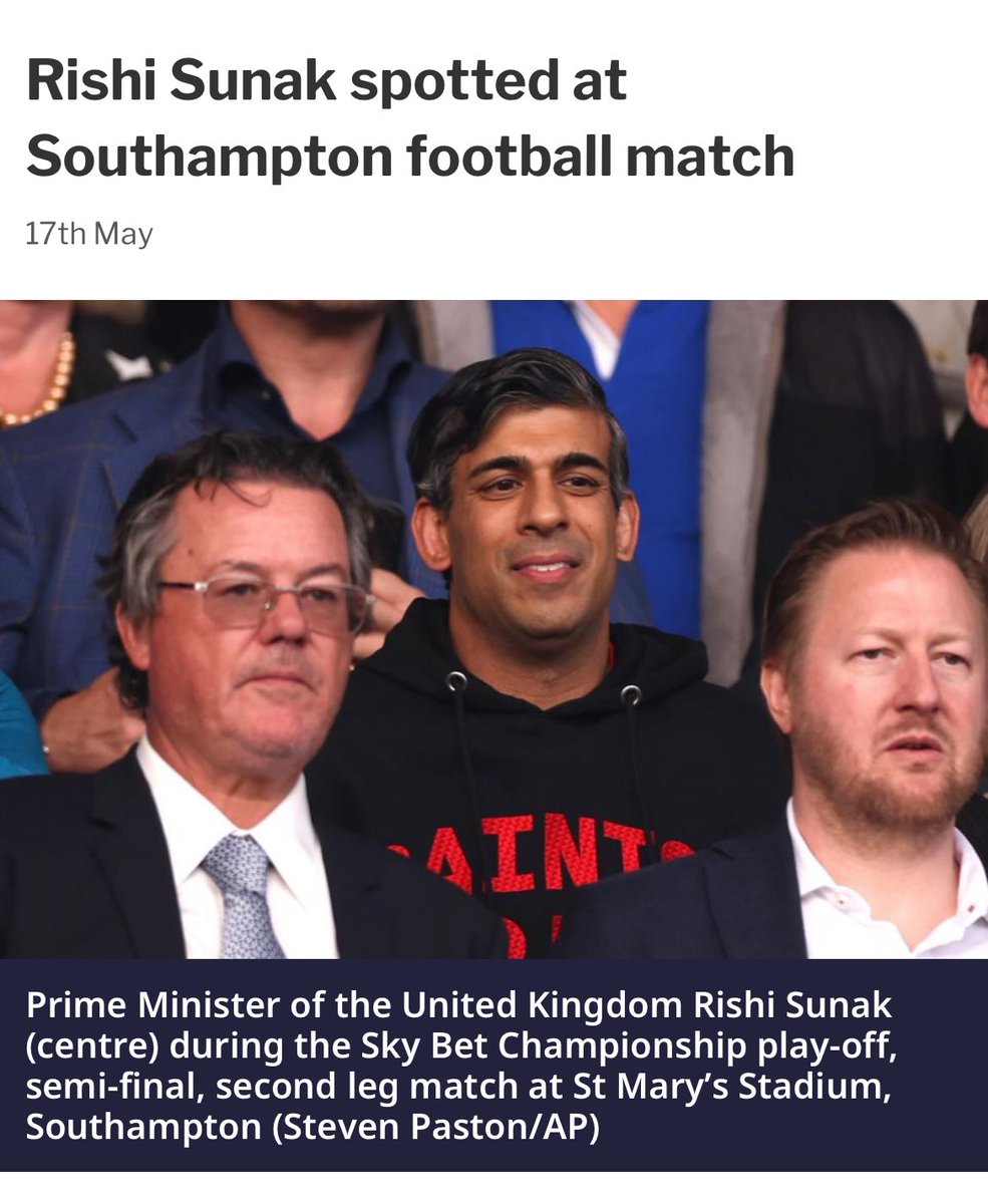 🎶You’re just a sh*t Boris Johnson🎶 A chant that united both sets of fans at tonight’s @SouthamptonFC vs @WBA game 😂