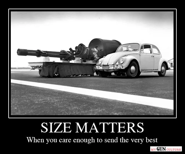 One more perspective, the GAU-8/A. Size matters!