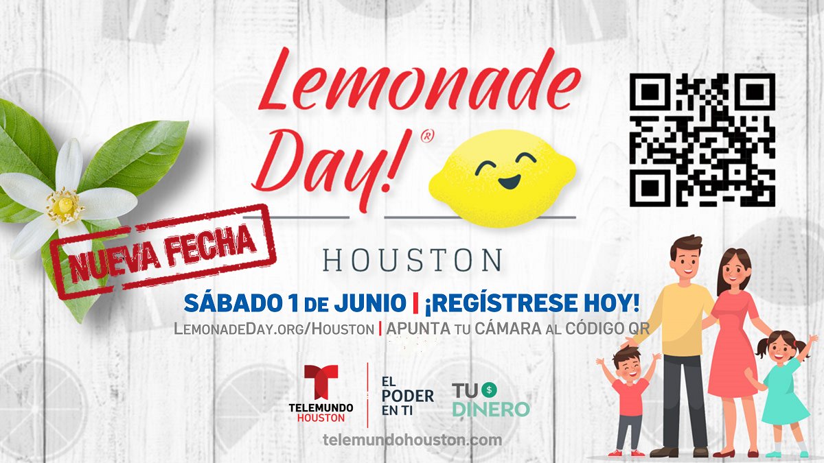 #TelemundoHouston se enorgullece en apoyar #LemonadeDay. @LemonadeDayHou | @LemonadeDay es un programa gratuito que enseña a los niños como comenzar, poseer y operar su propio negocio: un puesto de limonada. 🍋 #LemonadeDayHouston | #ElPoderenTi trib.al/1dxB5vP
