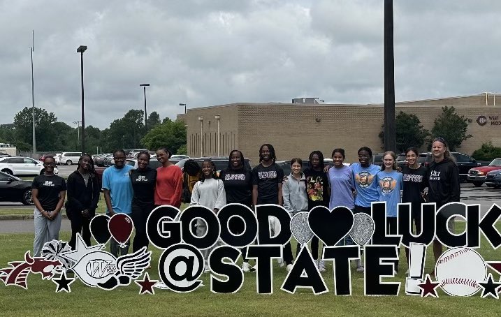 Good luck and safe travels to our West Collierville Middle School Track and Field team!! The girls are eyeing their third straight state title tomorrow at Austin Peay. #GoDragonsGo