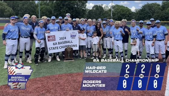 HARBERBSB's tweet image. WE DID IT AGAIN!!! BACK TO BACK!! Simply nothing like being a HAR-BER WILDCAT!!!!