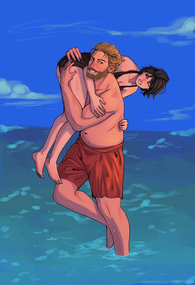 Pansy and Neville at the beach.

Art by tumblr.com/artmistersealy