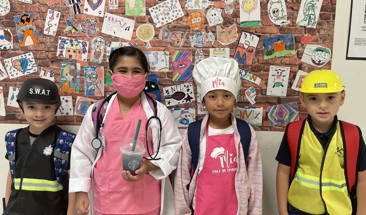 It’s Career Day! Our Bobcats are all dressed up  in their future careers! <a href="/gisdnews/">Garland ISD</a>
