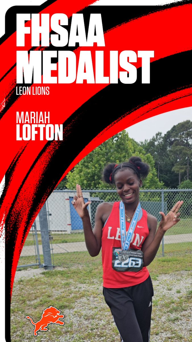 Big congrats to Mariah Lofton, for earning 3A state honors in the Long Jump!