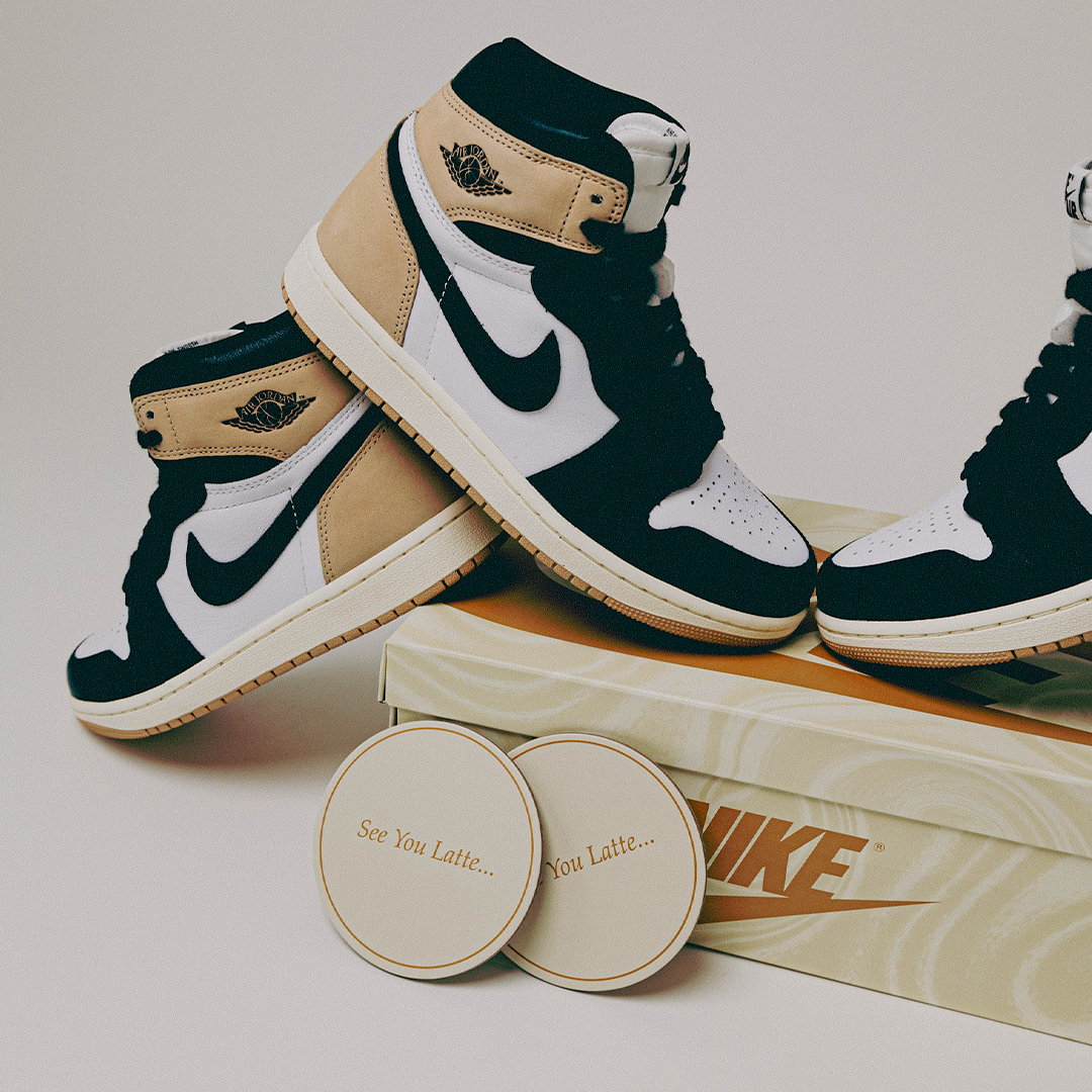 Pour up the style with Air Jordan 1 Retro High OG Latte – get in on the raffle and win big. ☕👟 #AirJordan1Retro #HighOGLatte #Sneakerheads #Jordan1 #LatteLife #SneakerDrop #ShoeGame #SneakerLove #KicksonFire #SneakerFreak #SneakerNation #SneakerRelease #SneakerAddict