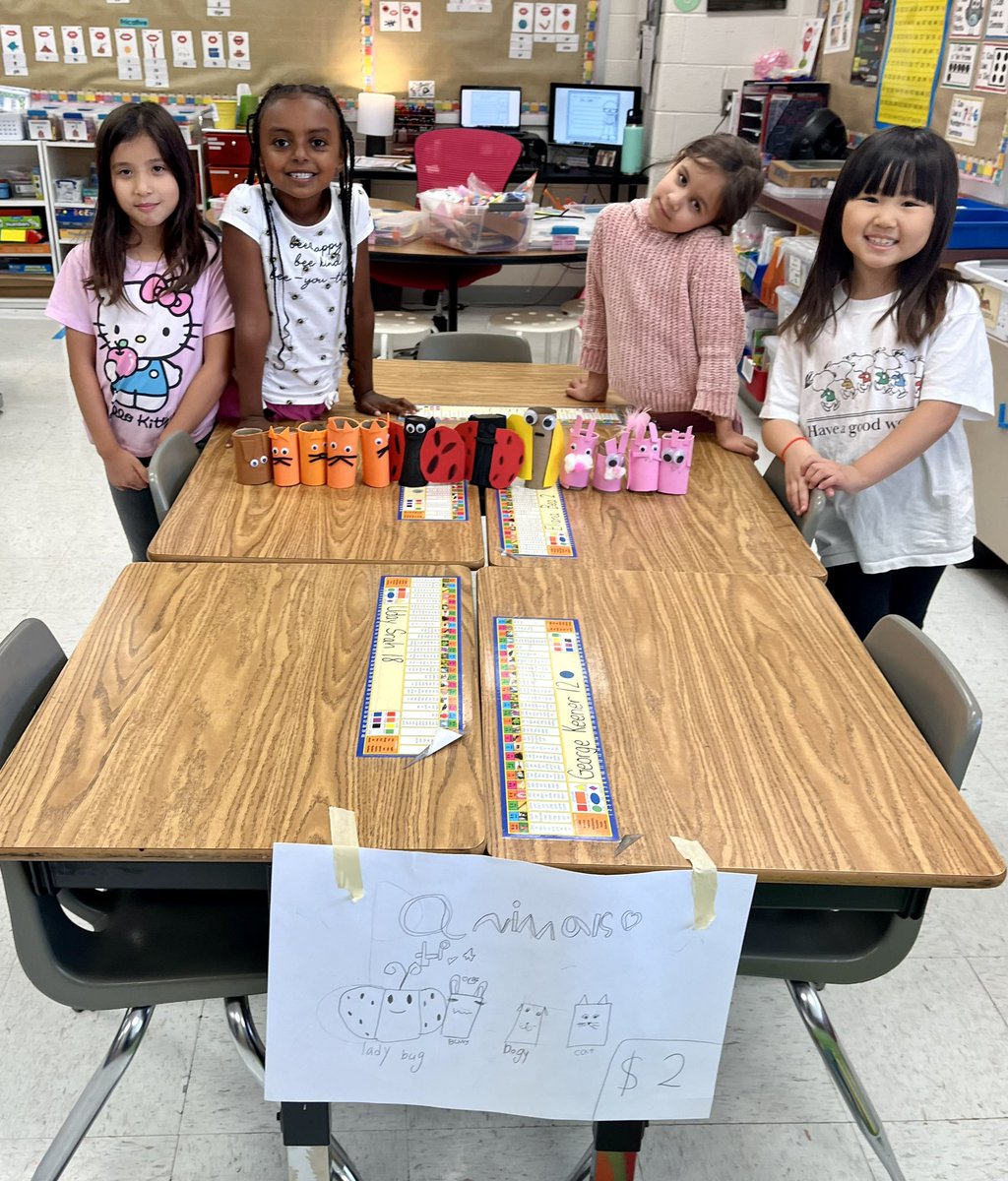 We loved our Economics Fair today! We liked being consumers better but were excited about our profits! #LRelem