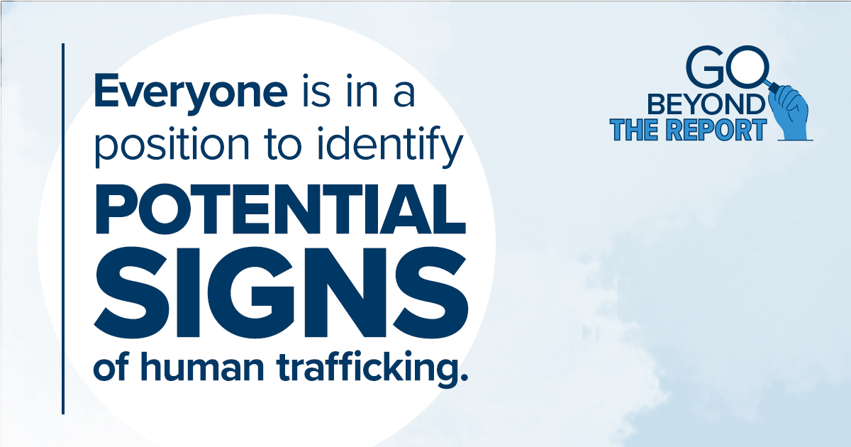 You don’t have to be in a position of authority to help fight #HumanTrafficking. Everyone can play a part. Know the signs of exploitation, and if you think something’s wrong, speak up and report it. Learn more: go.dhs.gov/JVE