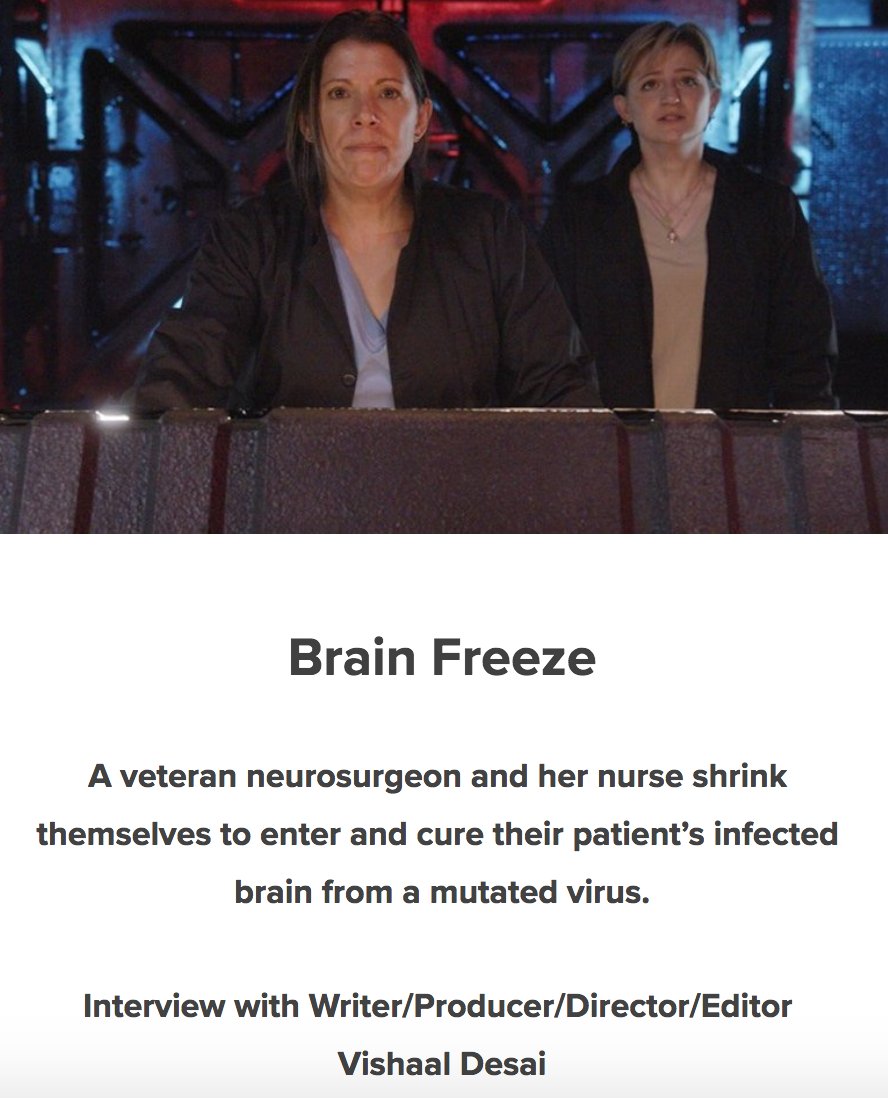 We interview BRAIN FREEZE Writer/Producer/Director/Editor Vishaal Desai #brainfreeze Screens: DePaul University's Premiere Film Festival - May 31st 2024 wearemovingstories.com/we-are-moving-…