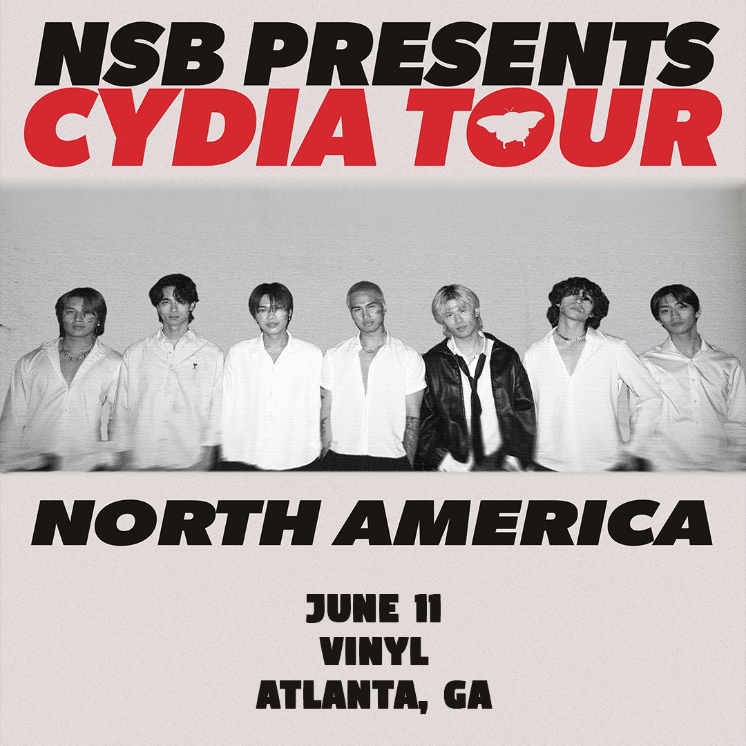 Win a FREE pair of tickets to the Cydia North America Tour with @NorthStarBoys7 at Vinyl on June 11! 🌟

Head over to our insta @centerstageatl for details on how to enter!

#livemusicatl #livemusic #vinylatl #theloftatl #centerstageatl #atlantaga #linkinbio #ticketmaster