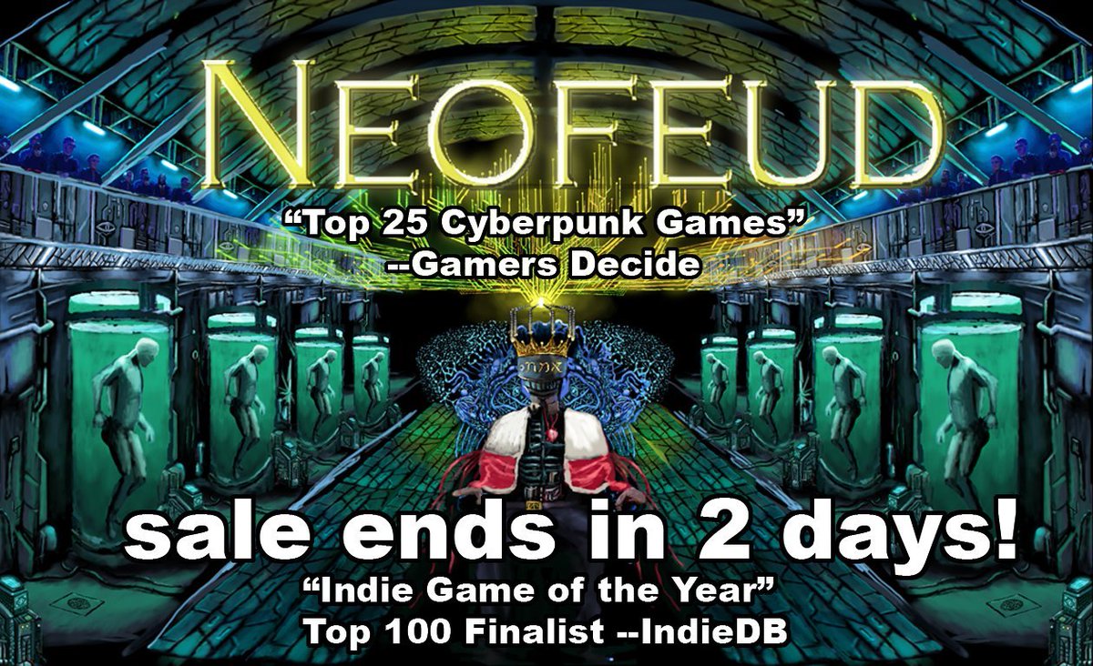 'The best cyberpunk game I've ever played. A true exemplar of the genre.' --Steam Reviewers store.steampowered.com/app/673850/Neo… #indiedev #cyberpunk #adventuregame #indiegame #steamdeals #steamdeck #steamsale #visualnovel