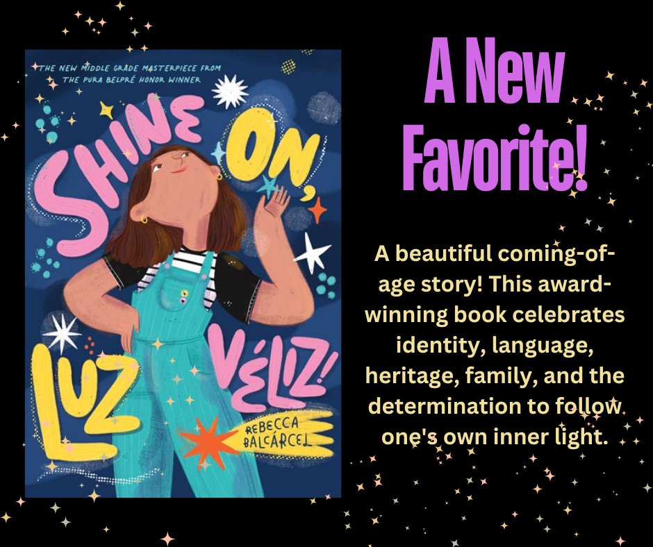 Copperfields's tweet image. Shine On, Luz Véliz! by Rebecca Balcarcel is a new favorite we wanted to share with you 🩵Happy reading! #CopperfieldsBooks #shopindiebookstores @ChronicleBooks #RebeccaBalcarcel