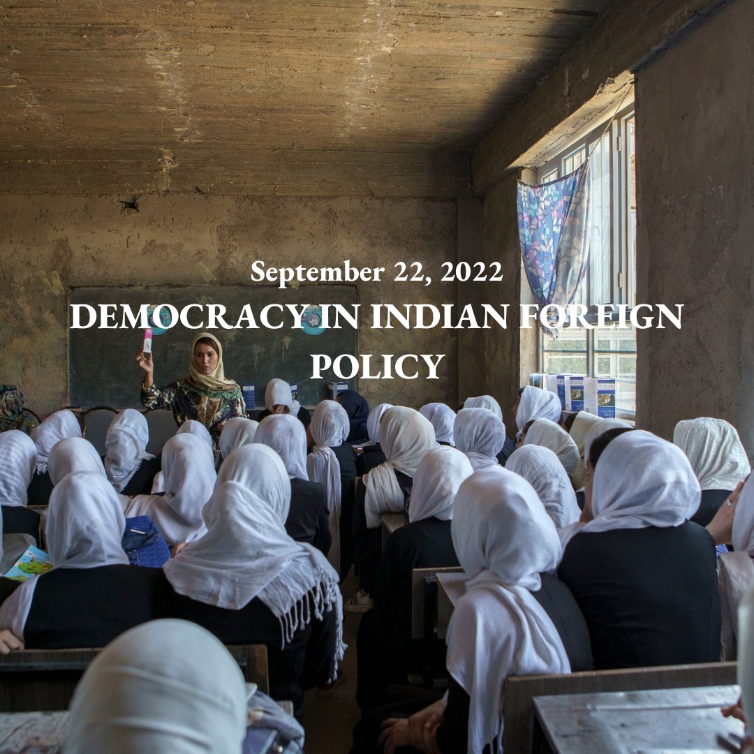 Check out @ORFAmerica's Special Report No. 1 on #democracy in 🇮🇳 foreign policy by @d_jaishankar and @stratamm: bit.ly/3LEFQYT