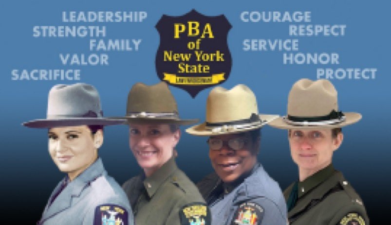 I have to wonder how <a href="/GovKathyHochul/">Governor Kathy Hochul</a> expects the <a href="/nys_parkpolice/">NYS Park Police</a>, #DECPolice, &amp; #DECForestRangers to meet their 30x30 diversity goals when the Governor REFUSES to provide those police forces pension equity? These women should not have to work 20% longer than all other officers!