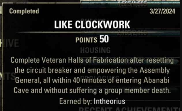 Totally forgot to post this one two months ago but Tick-Tock Tormentor was obtained!